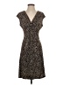 Chaps Animal Print Brown Cocktail Dress Size S (petite) - photo 1