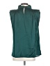 Assorted Brands 100% Polyester Teal Sleeveless Blouse Size S - photo 2