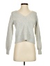 Pink Rose Metallic Silver Pullover Sweater Size S - photo 1