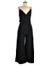 Saunders Collective 100% Recycled Polyester Solid Black Jumpsuit Size 6 - photo 1