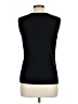 AKRIS 100% Polyester Black Sleeveless T-Shirt Size 12 - photo 2
