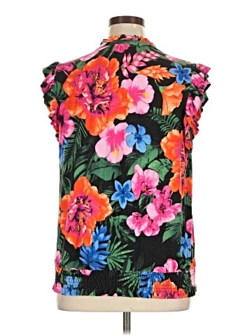 Indigo Rose Sleeveless T-Shirt (view 2)