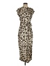 Unbranded 100% Polyester Animal Print Brown Cocktail Dress Size S - photo 1
