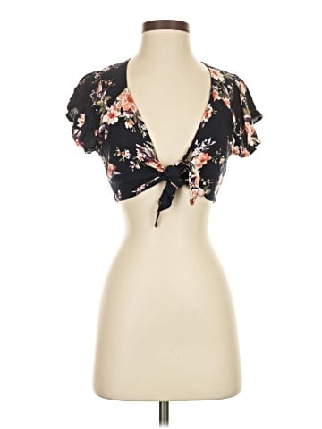 Love Tree Short Sleeve Blouse (view 1)