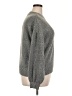 Jennifer Lopez Chevron-herringbone Gray Pullover Sweater Size XXL - photo 4