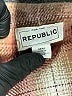 For The Republic 100% Polyester Plaid Brown Jacket Size M - photo 6