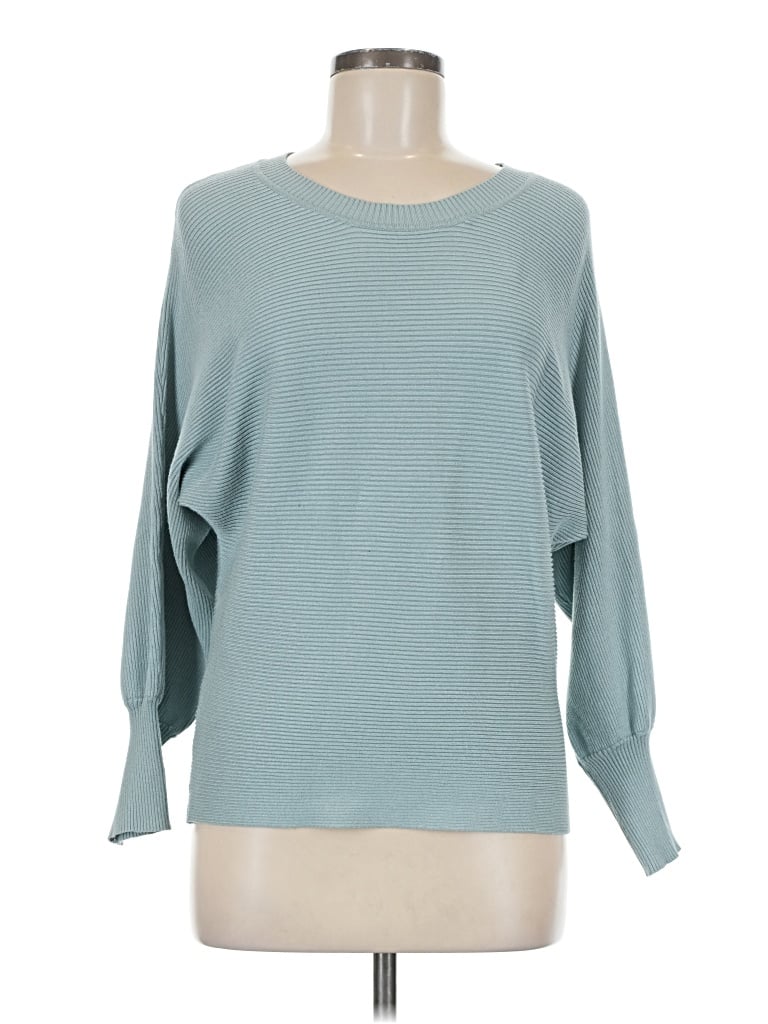 Pre-owned Pink Rose 3/4 Sleeve T-shirt In Teal