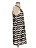 Alya 100% Polyester Chevron-herringbone Brown Black Casual Dress Size S - photo 4
