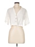 Kirious Ivory Short Sleeve Blouse Size M - photo 1
