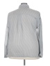 dazz 100% Polyester Houndstooth Gray White Long Sleeve Blouse Size 3X - photo 2