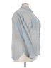 dazz 100% Polyester Houndstooth Gray White Long Sleeve Blouse Size 3X - photo 4