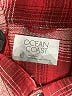 Ocean + Coast 100% Cotton Plaid Red Long Sleeve Button-Down Shirt Size L - photo 7