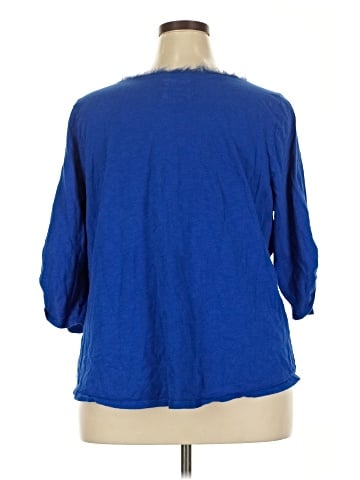 Lane Bryant 3/4 Sleeve T-Shirt (view 2)
