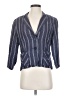 CAbi 100% Linen Stripes Blue Blazer Size 4 - photo 1