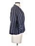 CAbi 100% Linen Stripes Blue Blazer Size 4 - photo 4