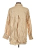 Zara Tan Long Sleeve Button-Down Shirt Size S - photo 2