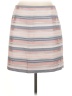 Ann Taylor LOFT Stripes Gray Casual Skirt Size 8 - photo 1