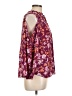 Cooper & Ella 100% Polyester Burgundy 3/4 Sleeve Blouse Size Lg (3) - photo 4