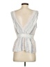 Splendid Silver Sleeveless Blouse Size S - photo 2