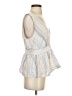 Splendid Silver Sleeveless Blouse Size S - photo 4