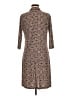 Mlle Gabrielle Animal Print Brown Casual Dress Size M - photo 2