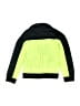 Nike 100% Polyester Color Block Green Track Jacket Size 4 - photo 2