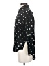 J.Crew 100% Silk Hearts Black Long Sleeve Silk Top Size XS - photo 5