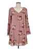 Moa Moa Floral Pink Casual Dress Size M - photo 1