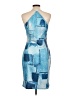 Assorted Brands Graphic Blue Cocktail Dress Size 12 - photo 2