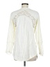 Mona B 100% Cotton Ivory 3/4 Sleeve Blouse Size M - photo 2