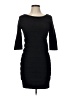MNG Suit Solid Black Cocktail Dress Size L - photo 1