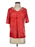 Sami & JO Red Short Sleeve Blouse Size S - photo 1