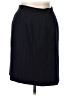 Unbranded 100% Laine (wool) Stripes Blue Black Wool Skirt Size 10 - photo 1