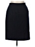 Unbranded 100% Laine (wool) Stripes Blue Black Wool Skirt Size 10 - photo 2