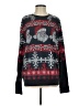Shein 100% Polyester Print Black Pullover Sweater Size S - photo 1