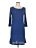 Three Dots Stripes Blue Casual Dress Size XL - photo 1