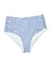 Unbranded Stripes Blue Swimsuit Bottoms Size P (estimated, petite) - photo 1