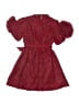 Peppermint 100% Polyester Burgundy Dress Size 2 - 3 - photo 2