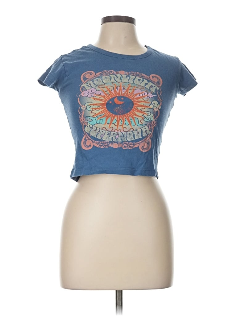 Pre-owned Bdg Short Sleeve T-shirt In Blue