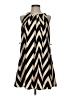 Pink Owl 100% Polyester Chevron-herringbone Black Casual Dress Size S - photo 1