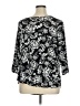 JM Collection Black 3/4 Sleeve Blouse Size 1X - photo 2