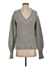 Veronica Beard Chevron-herringbone Gray Pullover Sweater Size XS - photo 1