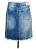 Hydraulic Graphic Blue Denim Skirt Size 8 - photo 2