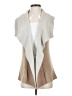 Quinn 100% Polyester Tan Sweater Vest Size S - photo 1