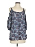 Le Lis 100% Polyester Blue 3/4 Sleeve Blouse Size S - photo 1