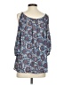 Le Lis 100% Polyester Blue 3/4 Sleeve Blouse Size S - photo 2