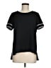 Spense Black Short Sleeve Top Size M - photo 1