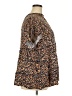 BLOOMCHIC Animal Print Brown Short Sleeve Blouse Size 22 - 24 - photo 4