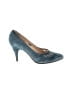 Salvatore Ferragamo 100% Leather Teal Blue Heels Size 6 1/2 - photo 1