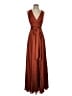 BCBGMAXAZRIA 100% Polyester Brown Cocktail Dress Size 4 - photo 1